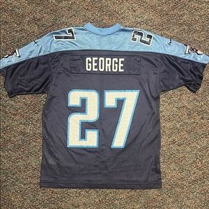 Youth Hall of Fame Eddie George Tennessee Titans Jersey